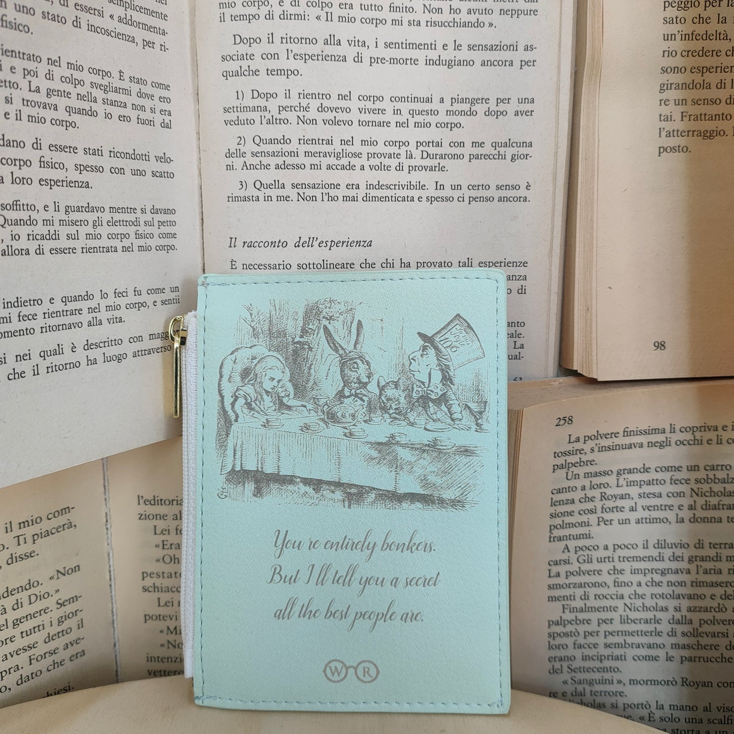 PORTA TESSERE-PORTA MONETE ALICE NEL PAESE DELLE MERAVIGLIE