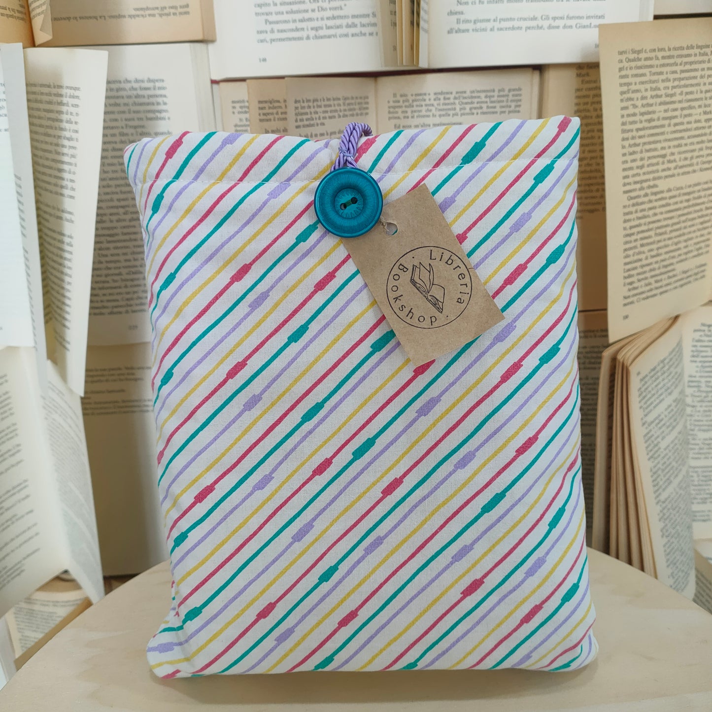 TASCA PORTA LIBRO MULTICOLOR