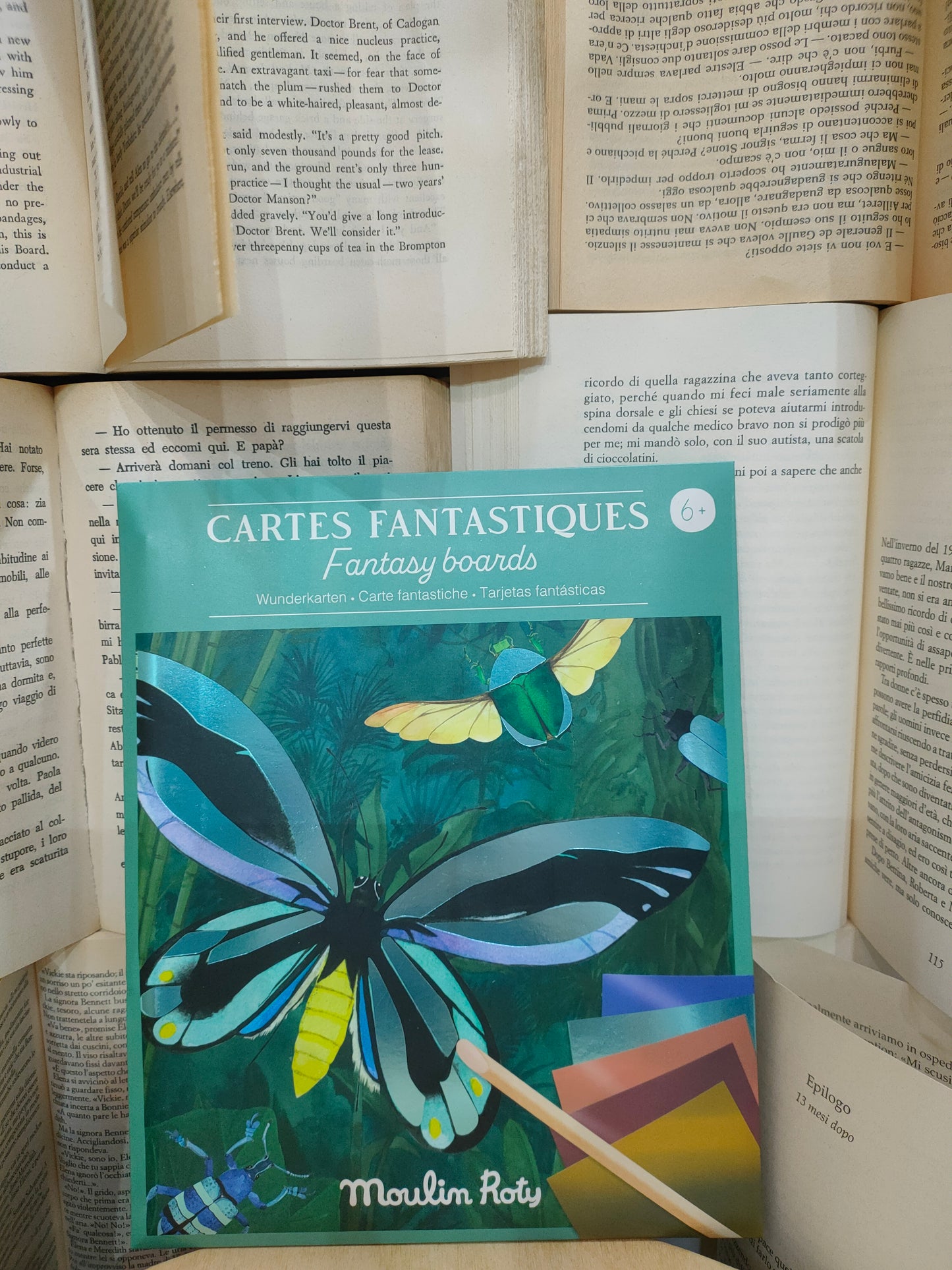 CARTE FANTASTICHE FARFALLE