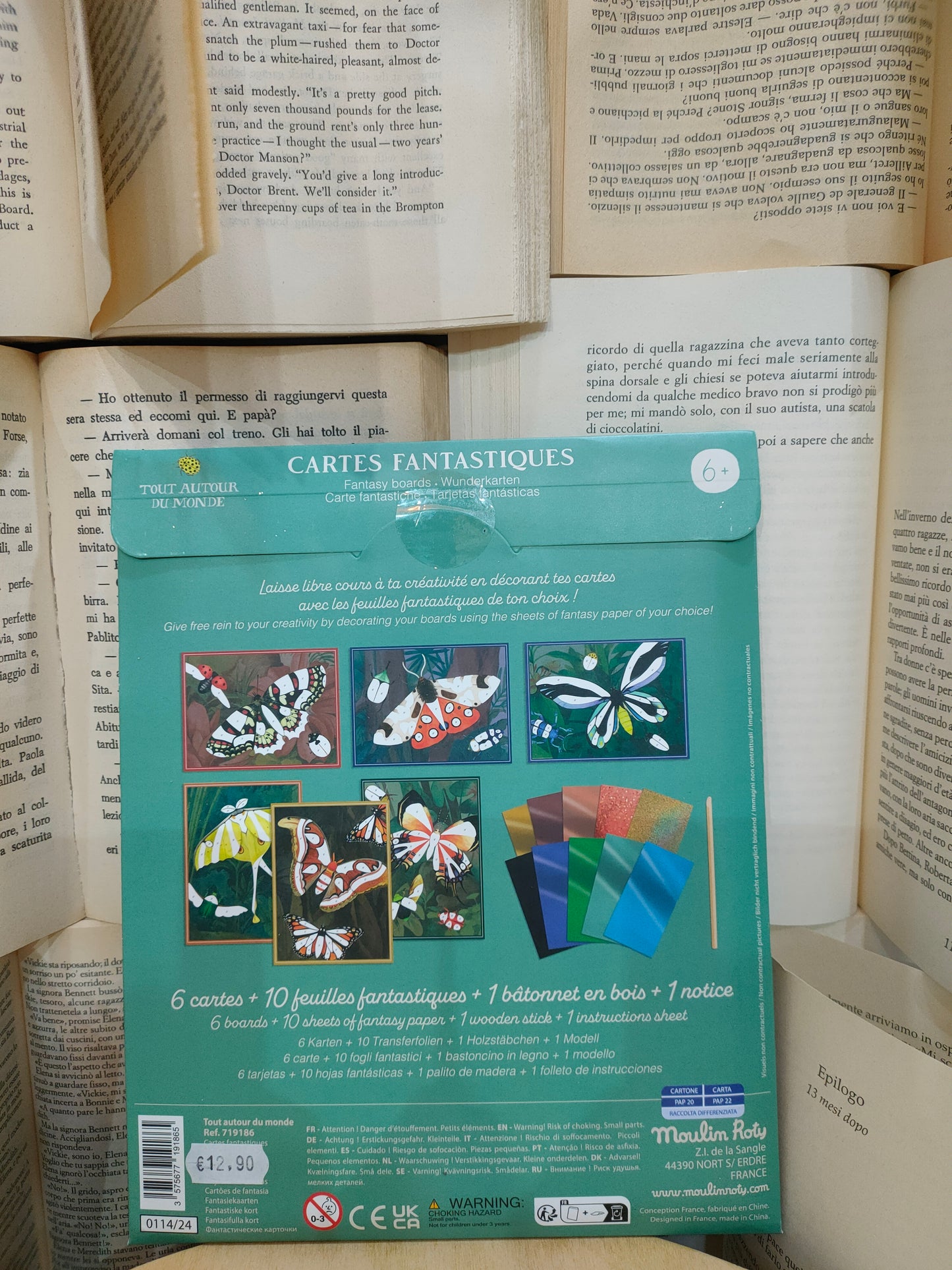 CARTE FANTASTICHE FARFALLE