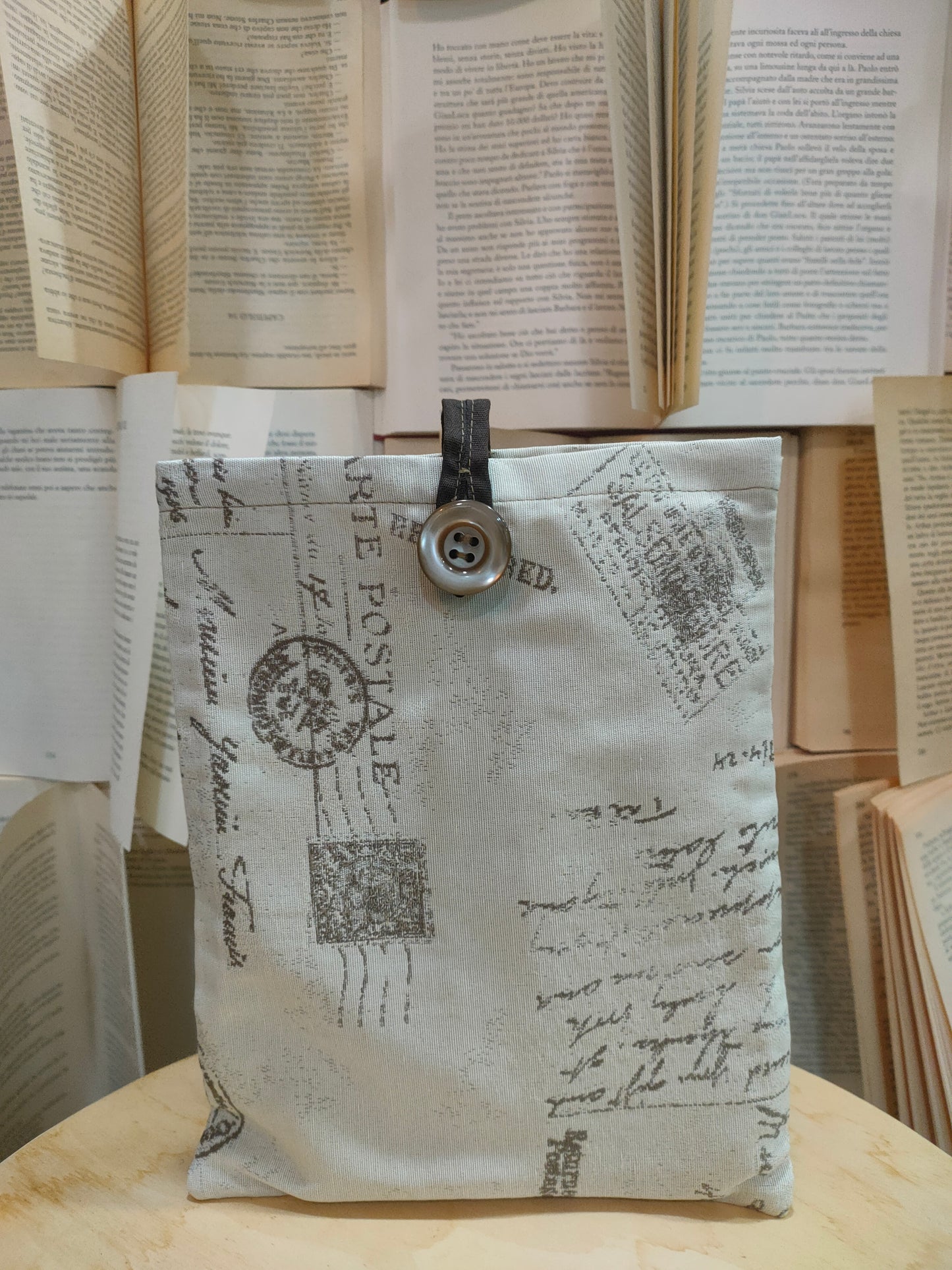 TASCA PORTA LIBRO CARTOLINA VINTAGE