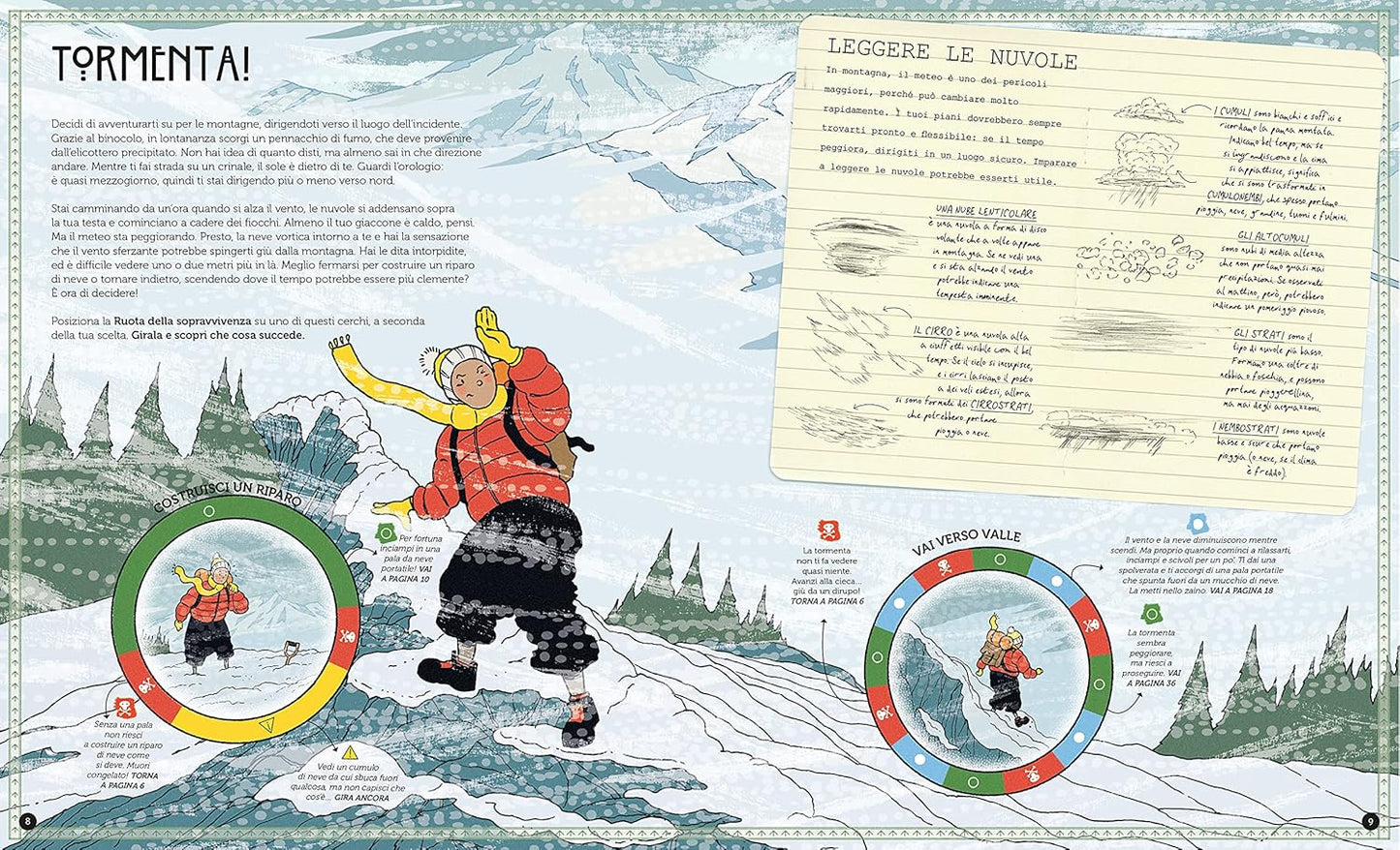 GIRA E SOPRAVVIVI: LA MONTAGNA GHIACCIATA • E. Hawkins, R. Fresson