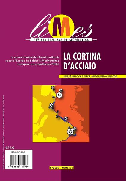LIMES. RIVISTA ITALIANA DI GEOPOLITICA 2023. VOL.5: LEZIONI UCRAINE