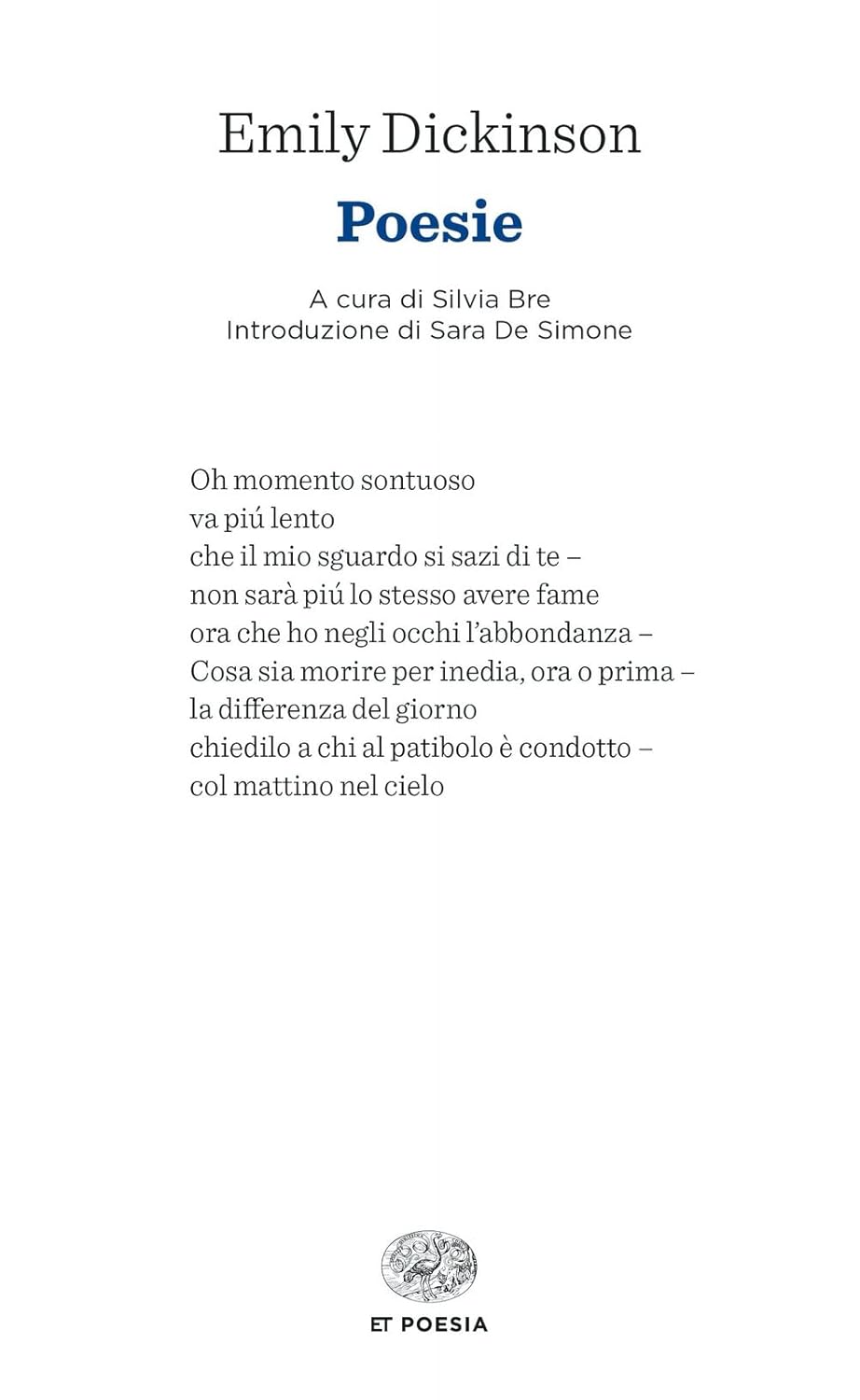 POESIE • Emily Dickinson