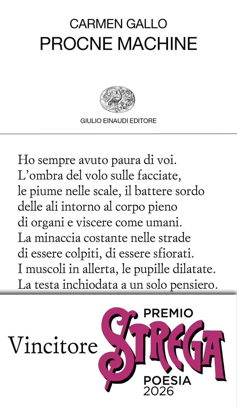 PROCNE MACHINE • Carmen Gallo