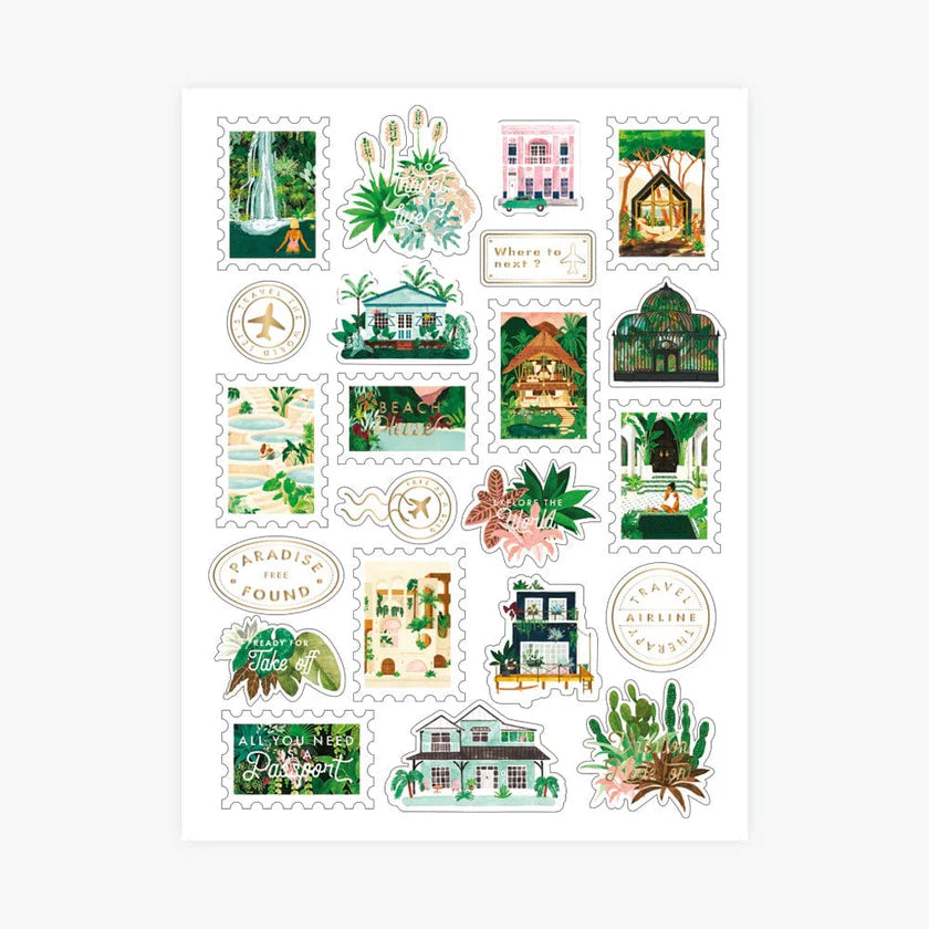 SET DI STICKER WANDERLUST