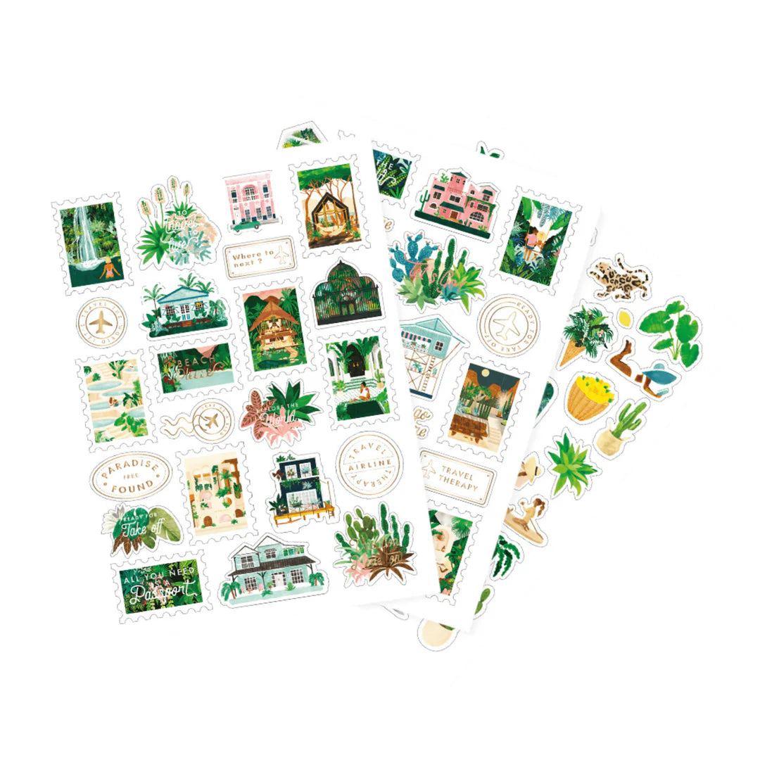SET DI STICKER WANDERLUST