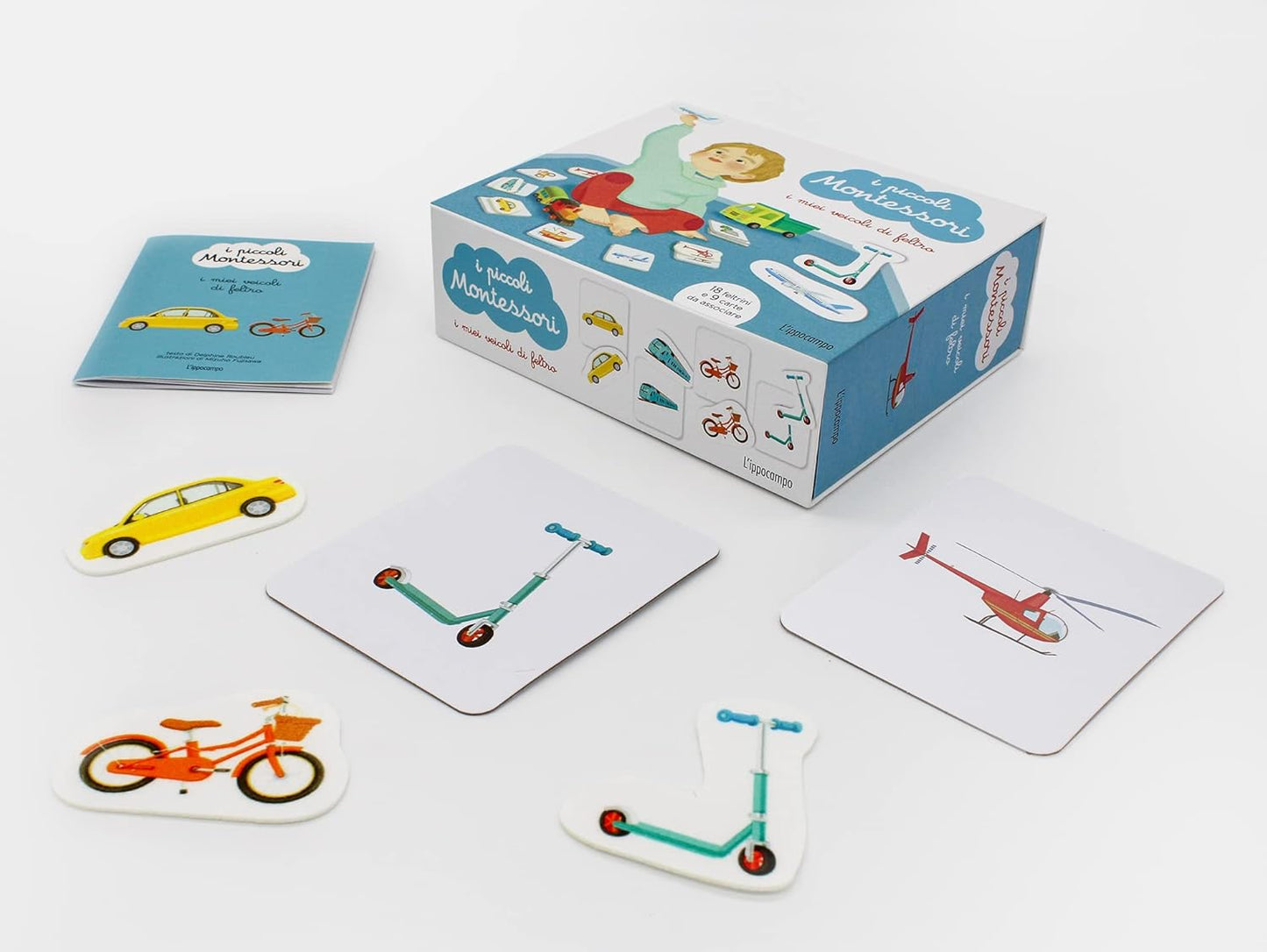 I PICCOLI MONTESSORI: I MIEI VEICOLI IN FELTRO