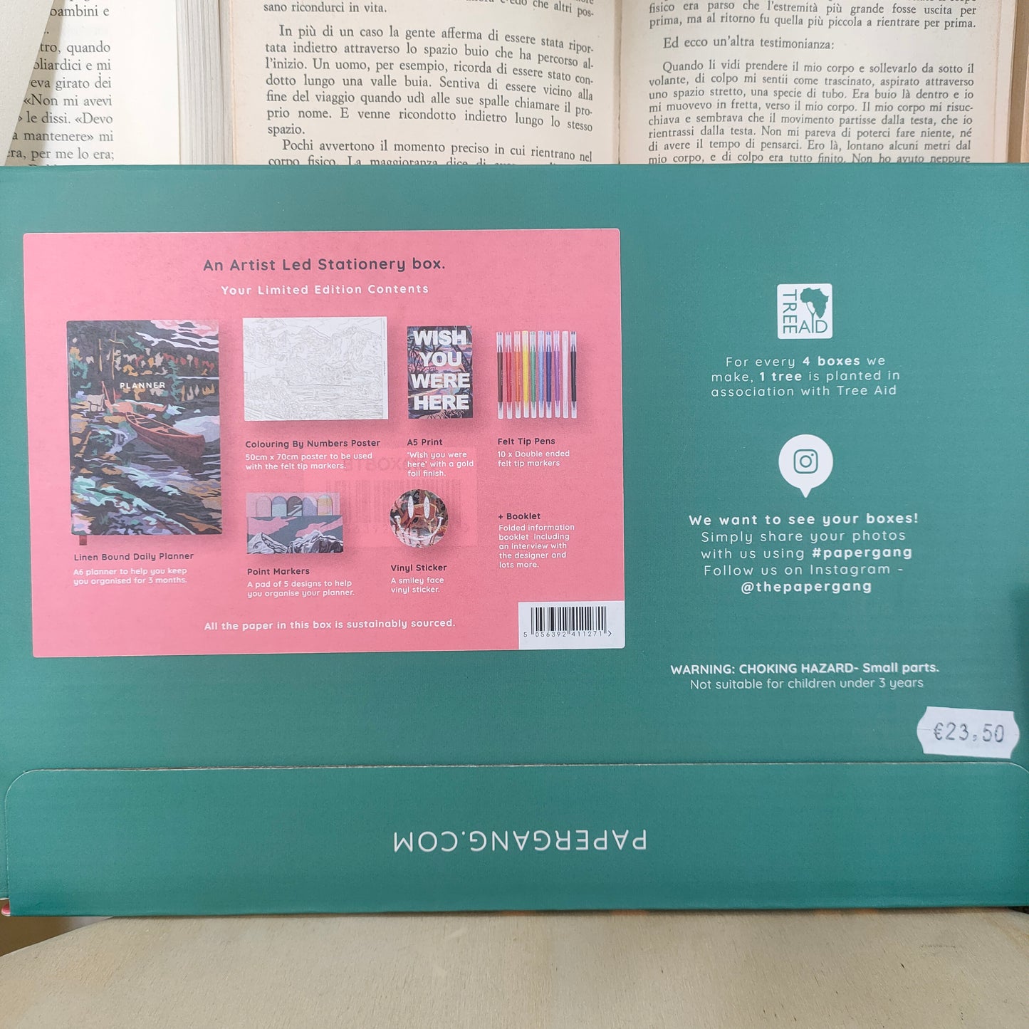 BOX CANCELLERIA PAPERGANG: NATURE CALLS