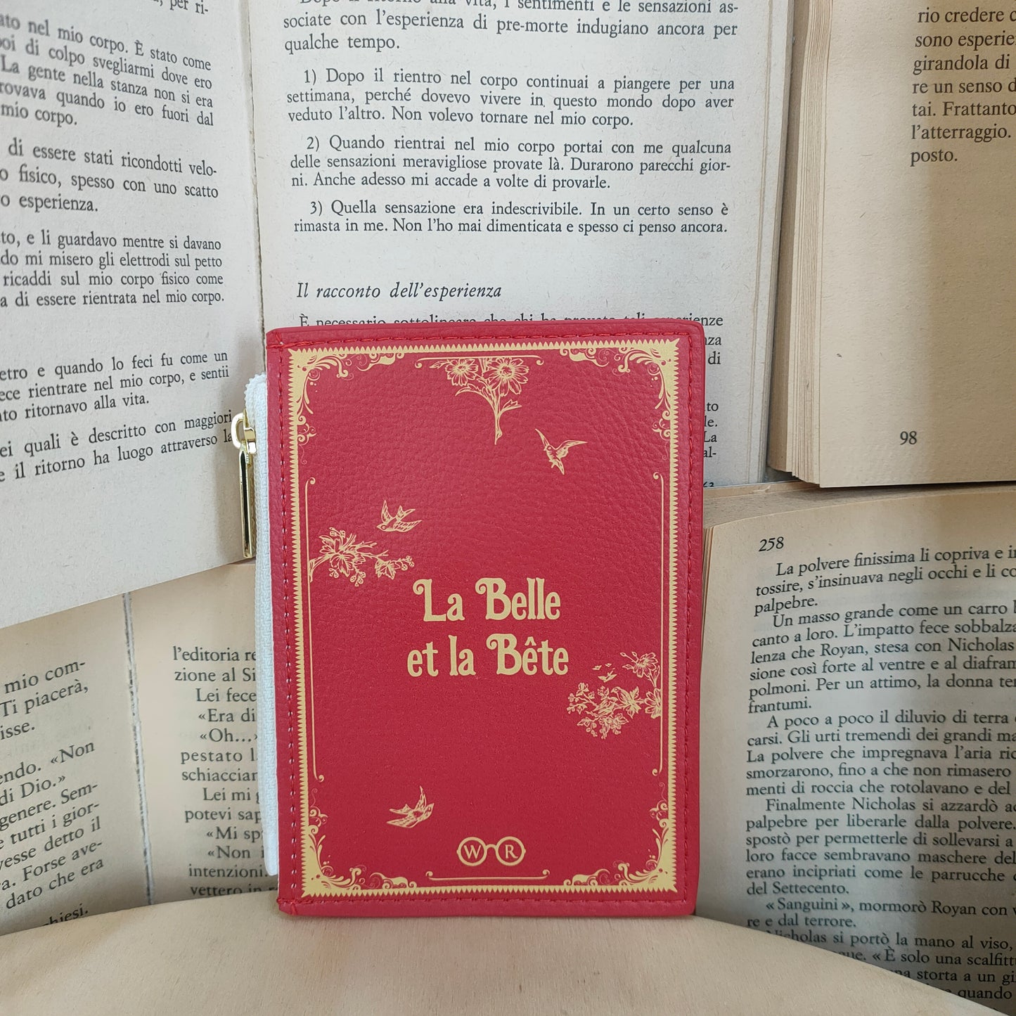 PORTA TESSERE-PORTA MONETE LA BELLA E LA BESTIA