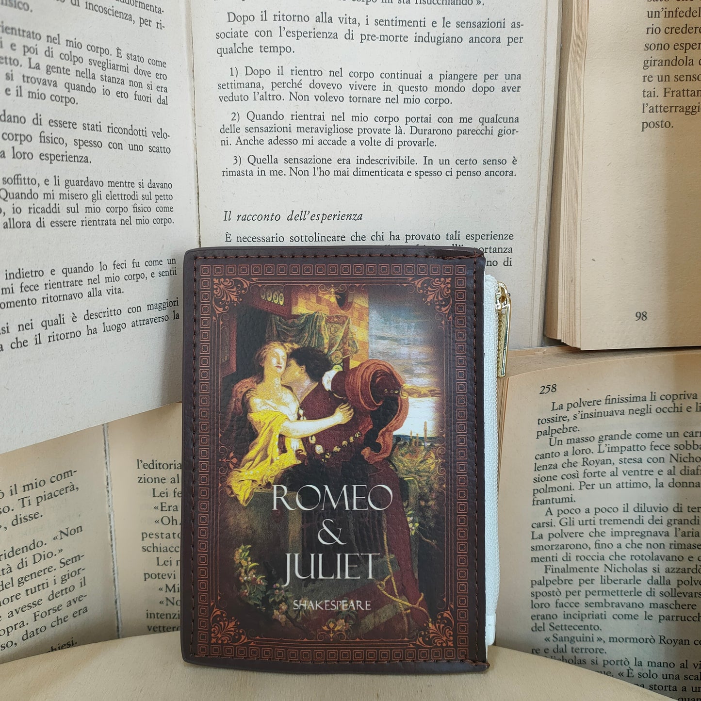 PORTA TESSERE-PORTA MONETE ROMEO E GIULIETTA