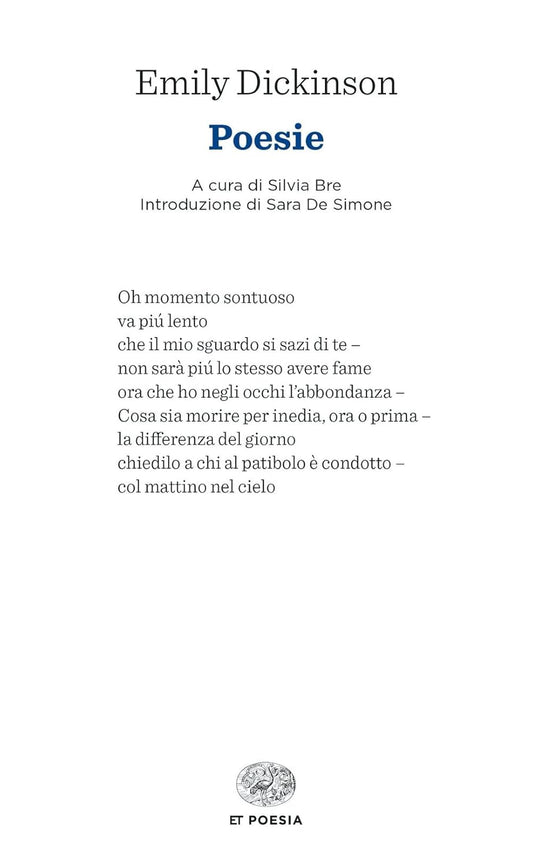 POESIE • Emily Dickinson