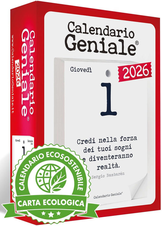 RICARICA CALENDARIO GENIALE 2026