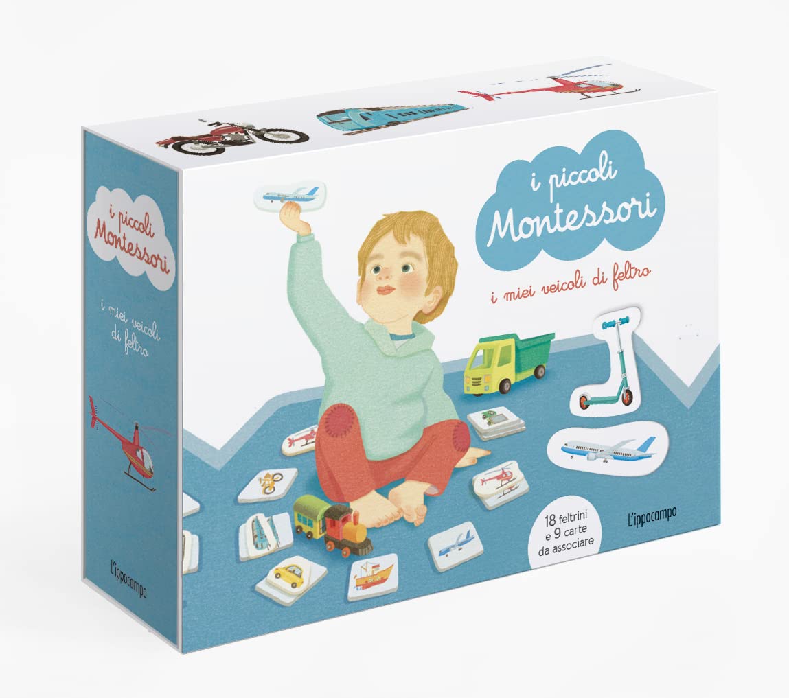 I PICCOLI MONTESSORI: I MIEI VEICOLI IN FELTRO